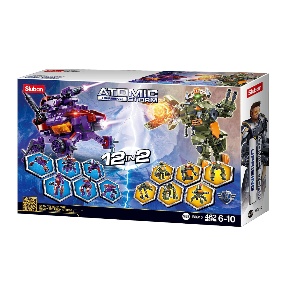 Atomic Uprising Storm 12in2 462 PCS Lego