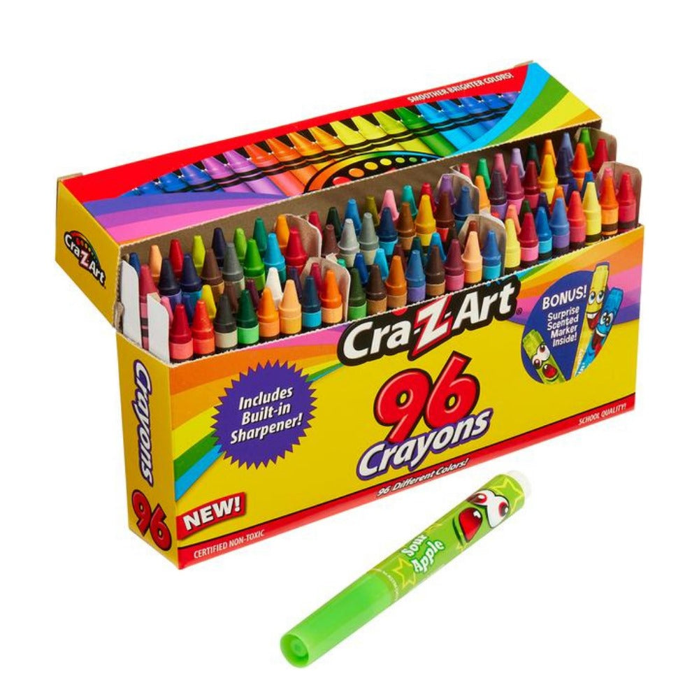 Smoother Brighter Colors 96 Crayons