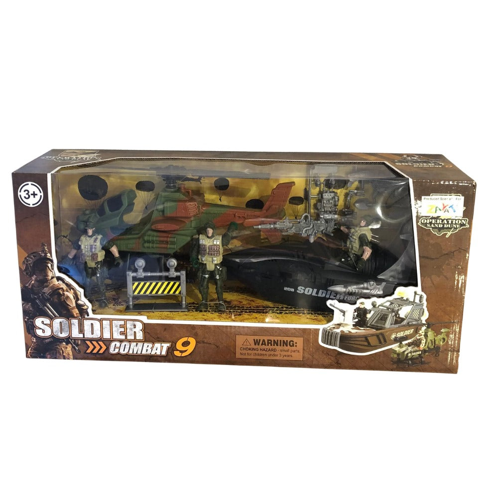 Soldier Combat Force Black boat 208