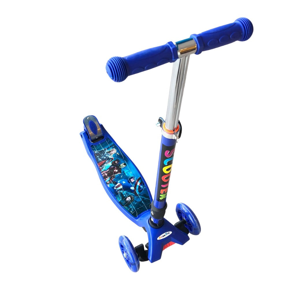 Foldable Scooter with Colored Light