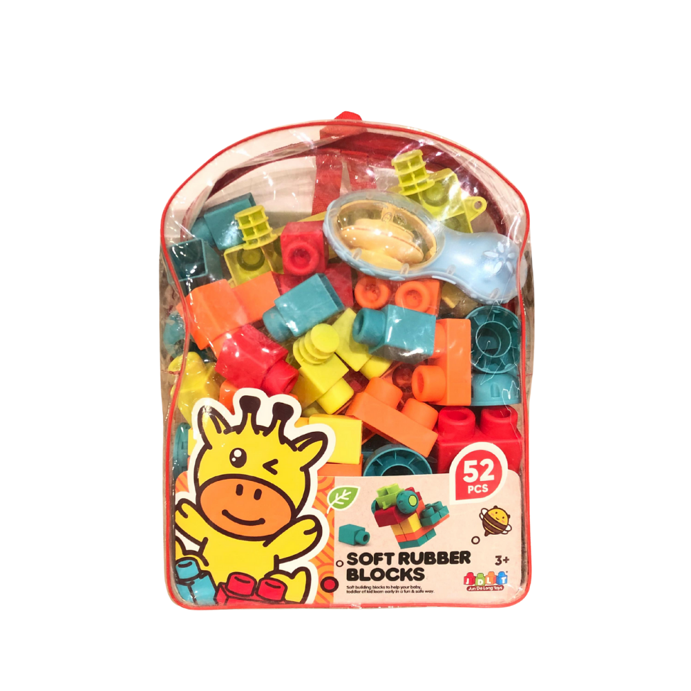 Soft Rubber Blocks 52 PCS
