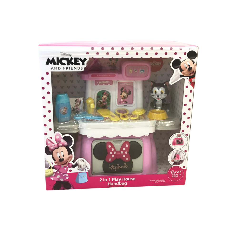 Disney Mickey And Friends 2 In 1 Play House Hand Bag