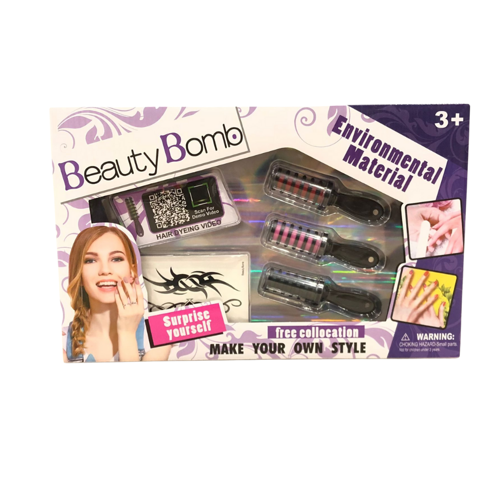 Beauty Bomb Free Collocation Hair Dyeing Video Environmental Material