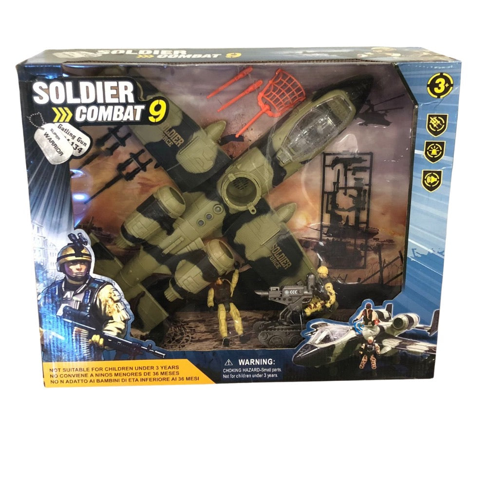 Solider Combat 9 Super Warrior Gatling Gun M134