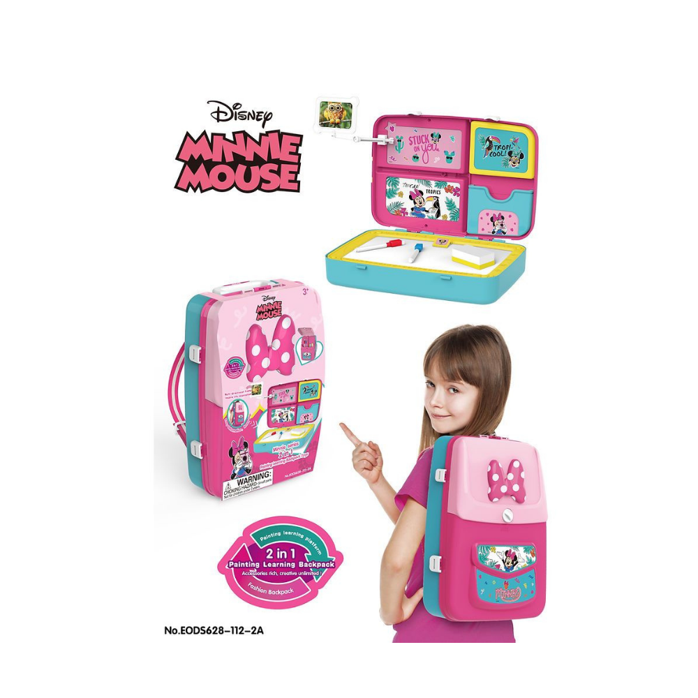 Minnie Series 2 In 1 Painting Learning Backpack Toys