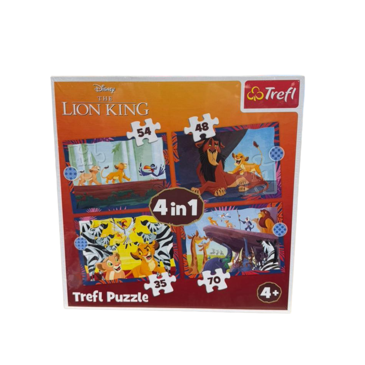 The Lion King 4 in 1 Trefl Puzzle