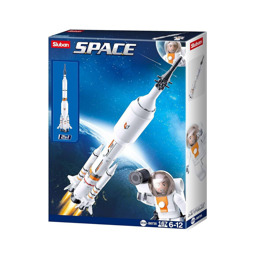 Space 2in1 735 Rocket 167 PCS Lego