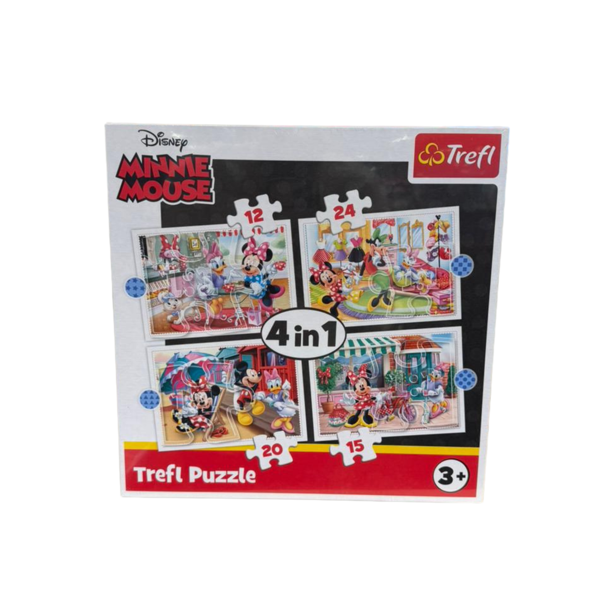 Minnie Mouse 4 in 1 Trefl Puzzle