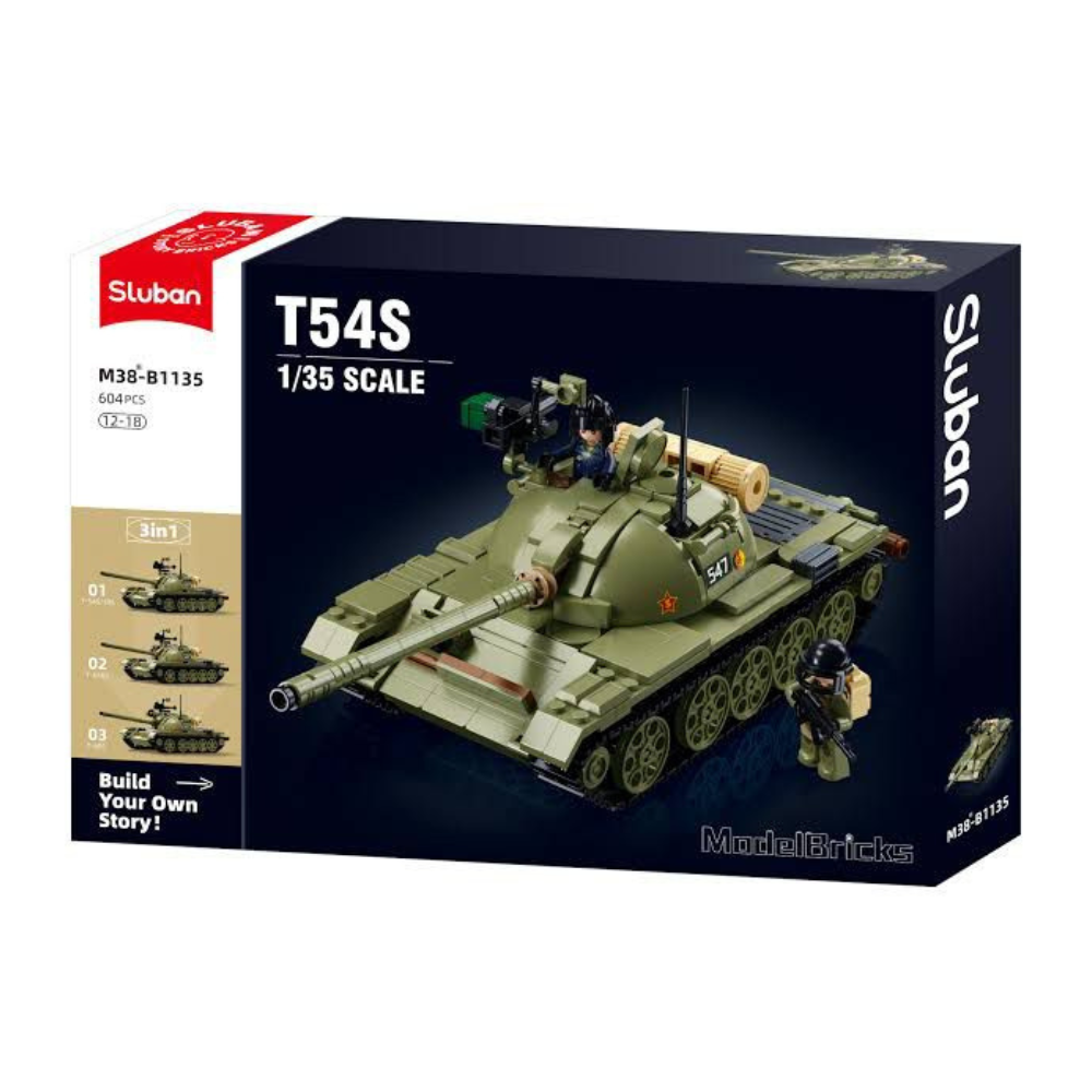 Model Bricks T54S Green Tank