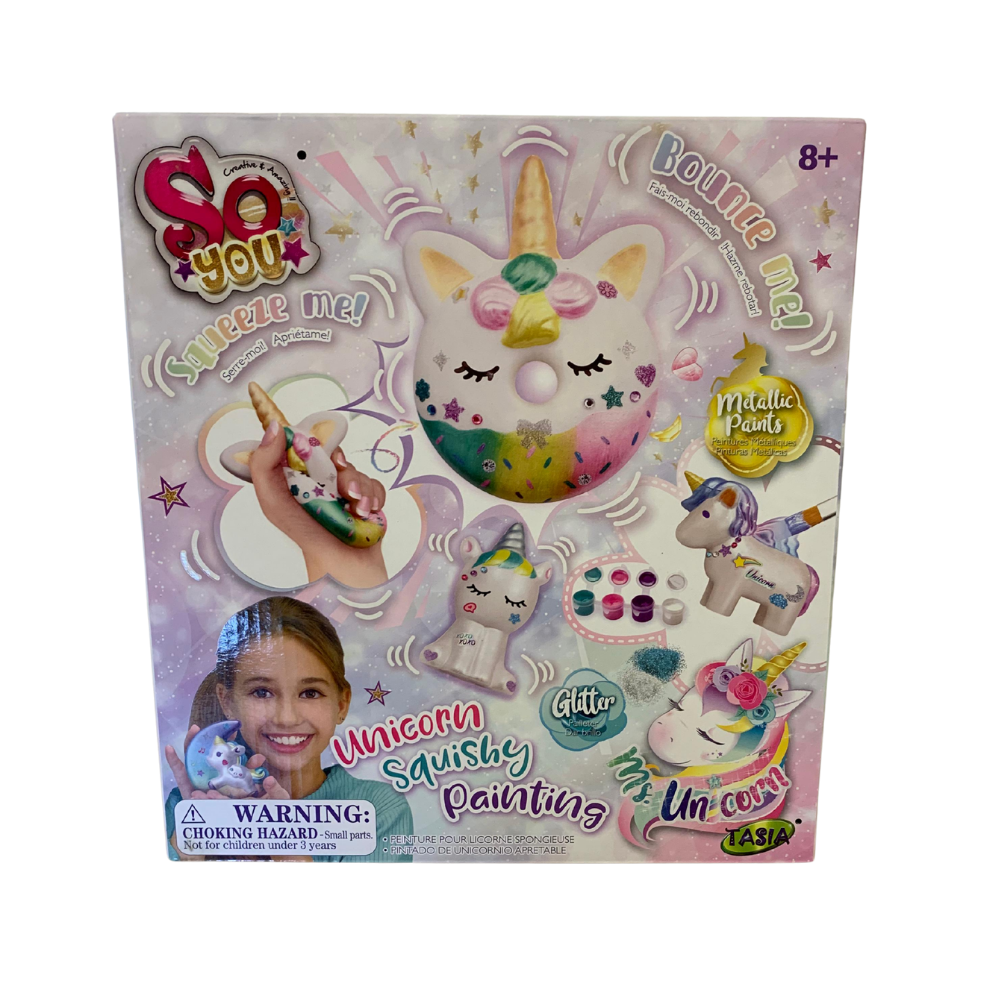 Unicorn Squishy Painting 4 Squishes Unicorn