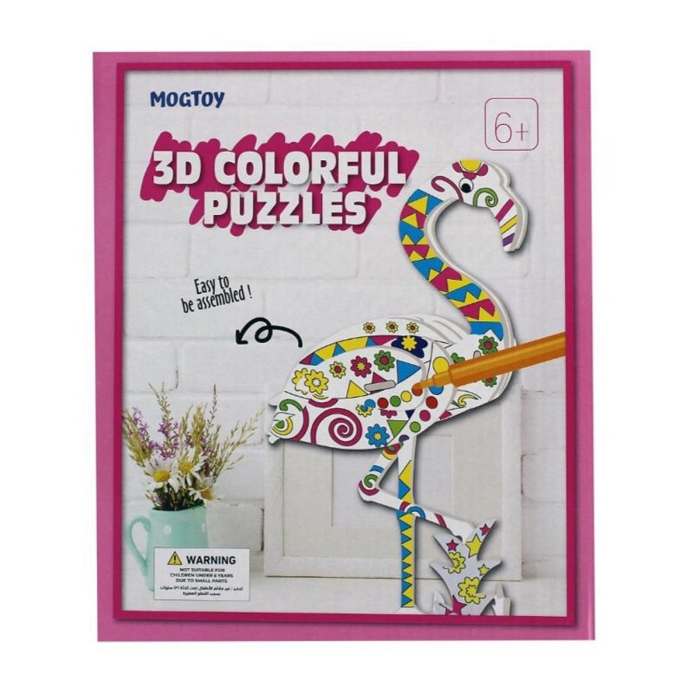 3D Colorful Puzzles Easy To Be Assembled