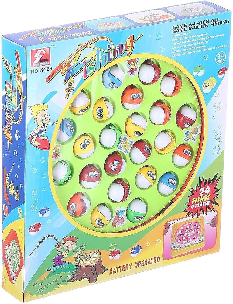 Fishing Game 24 Fishes 4 Players