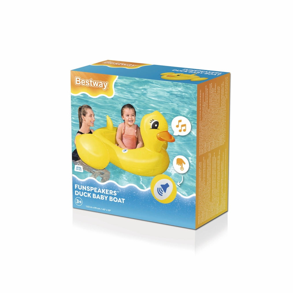 Bestway Inflatable Musical Duck Ride-On Float