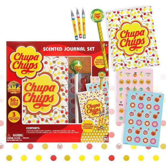 Scented Journal Set Chupa Chups