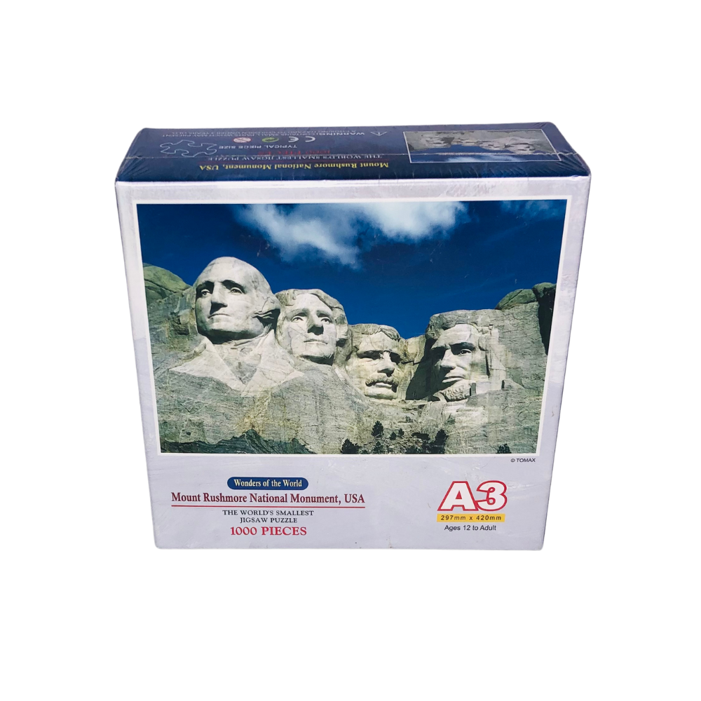 Wonders of the World Mount Rushmore National Monument, USA Jigsaw Puzzle