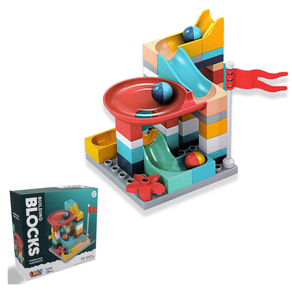 Marble Run Slide Block
