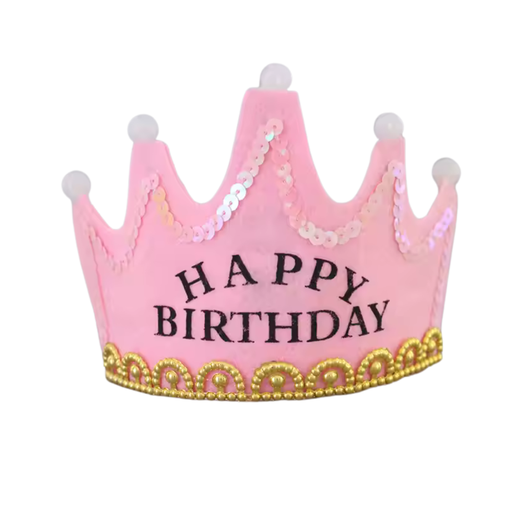 Birthday Crown With Light