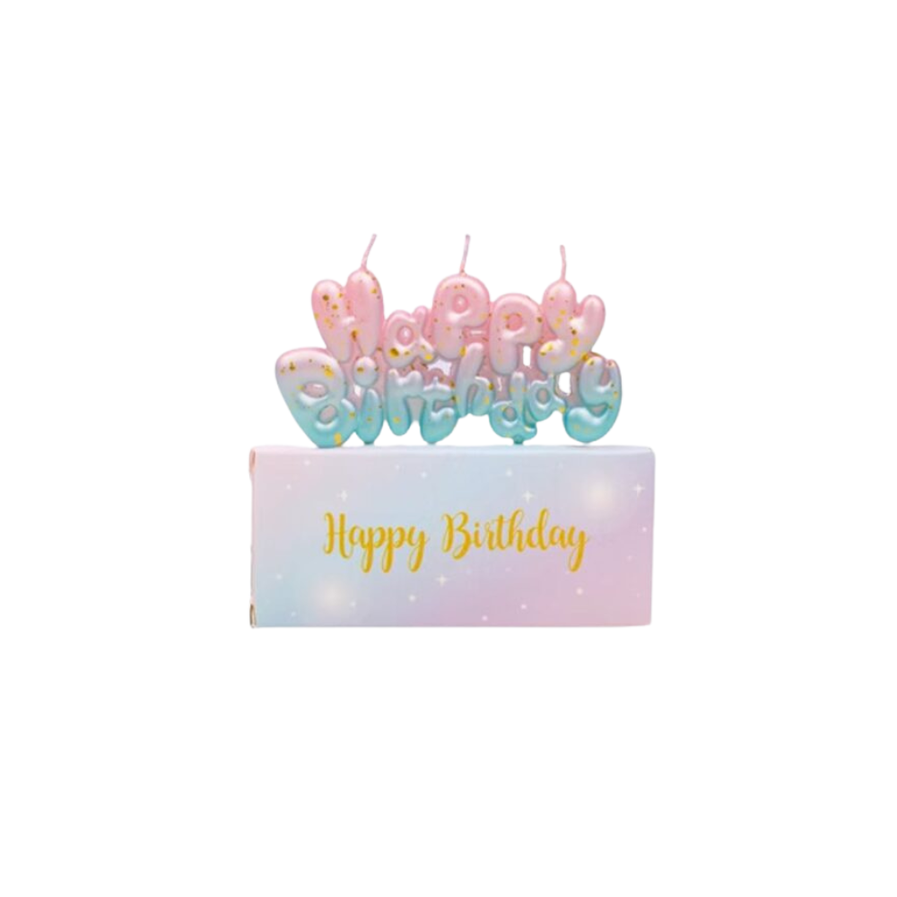 Birthday Sign Candles