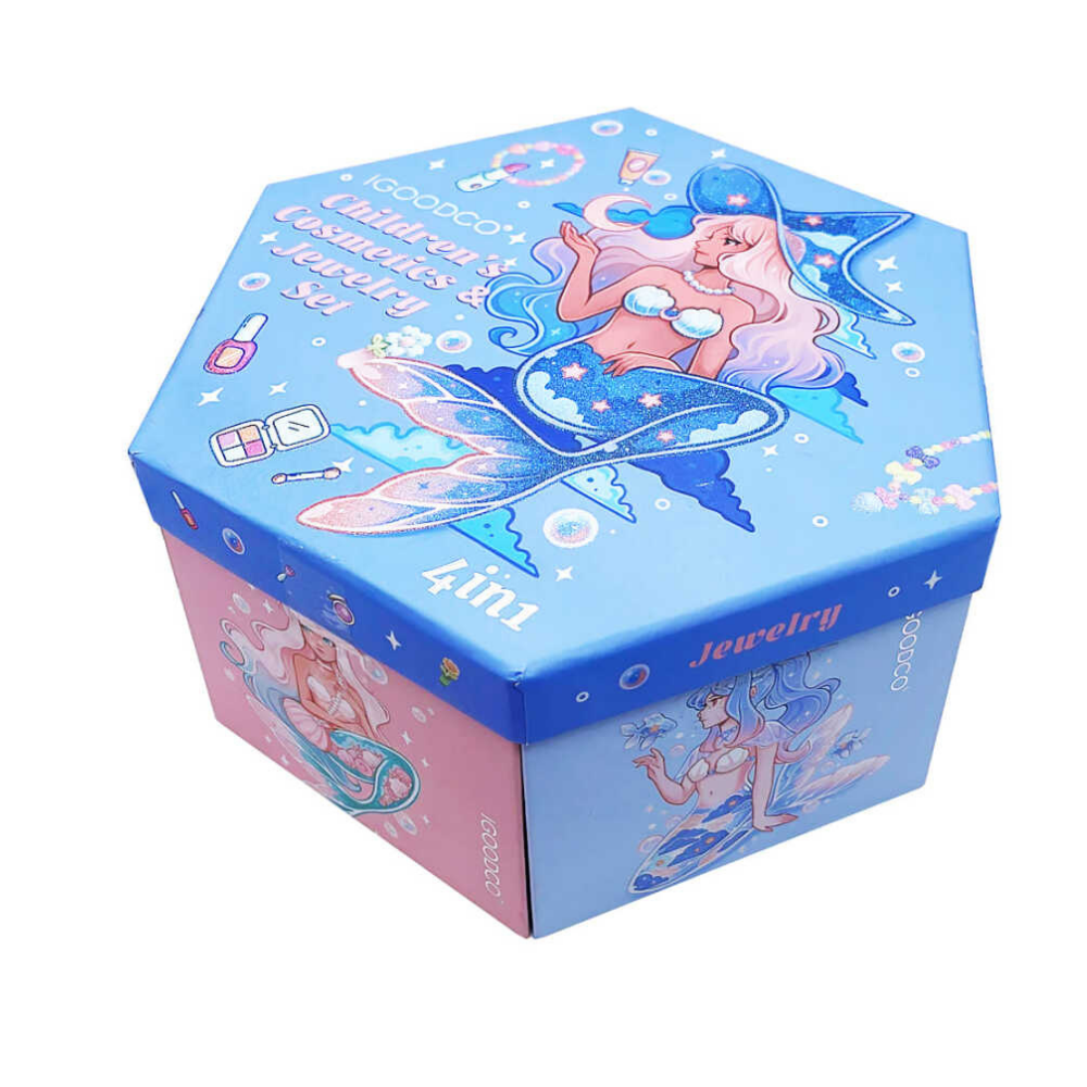 Children's Cosmetics And Jewelry Set