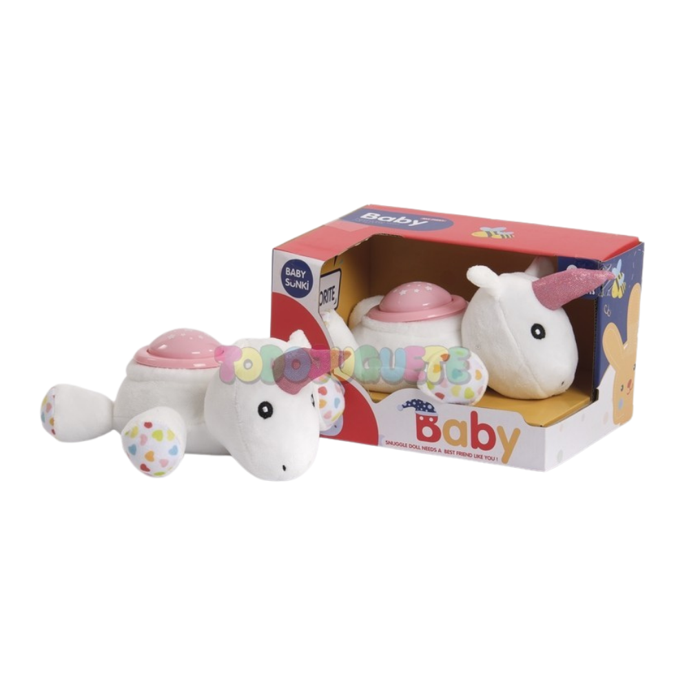 Whimsical Starry Unicorn Turtle Plush