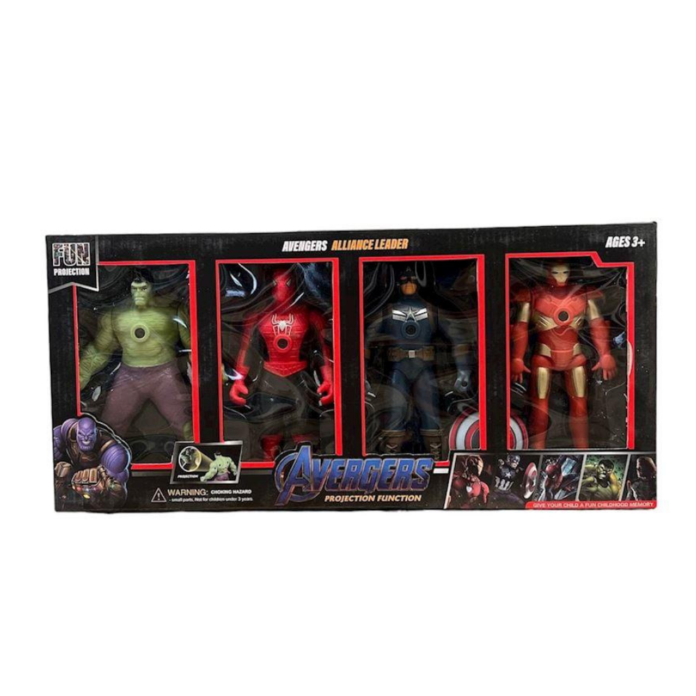 Avengers Alliance Leader with Projection Function Action Figure Set