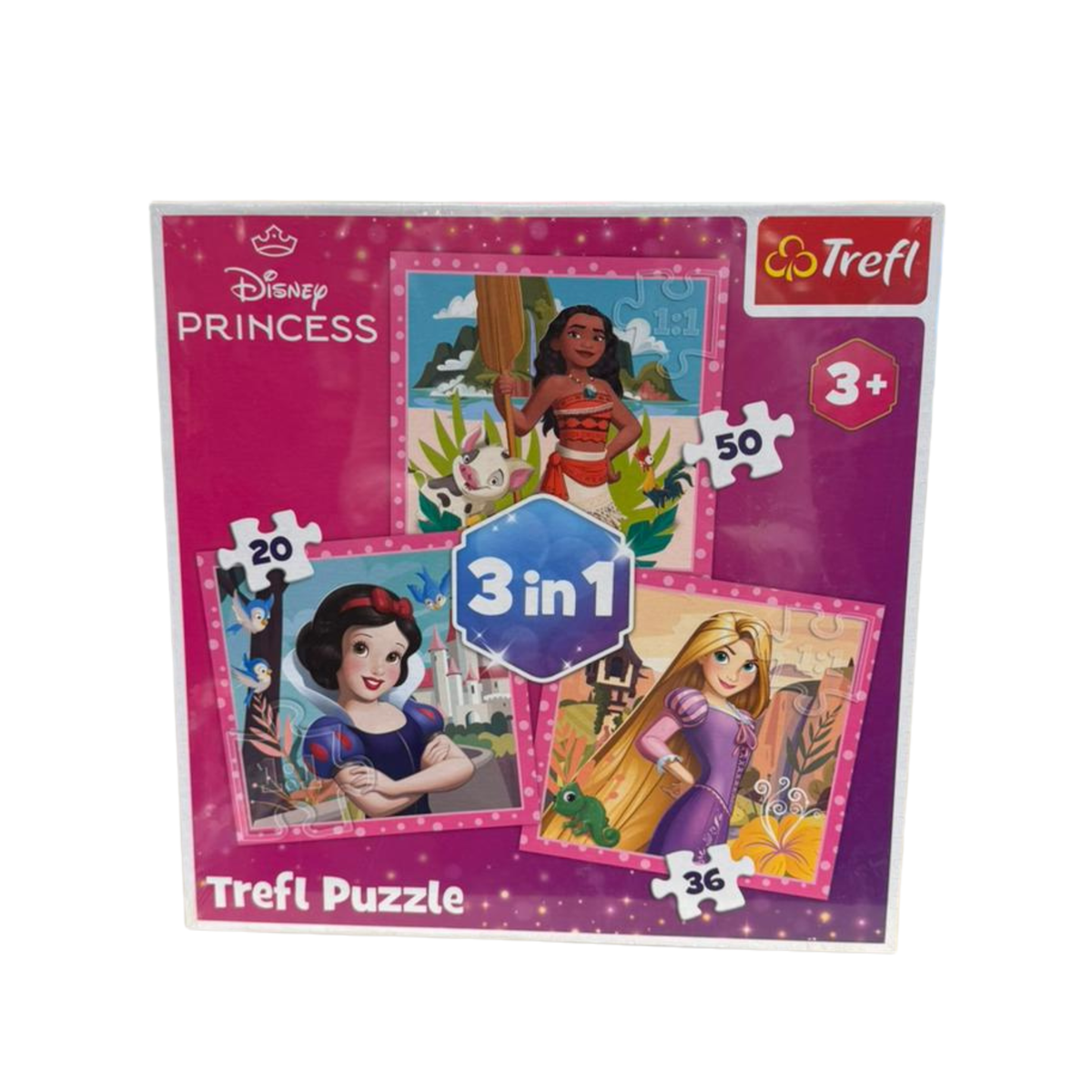 Princess 3 in 1 Trefl Puzzle
