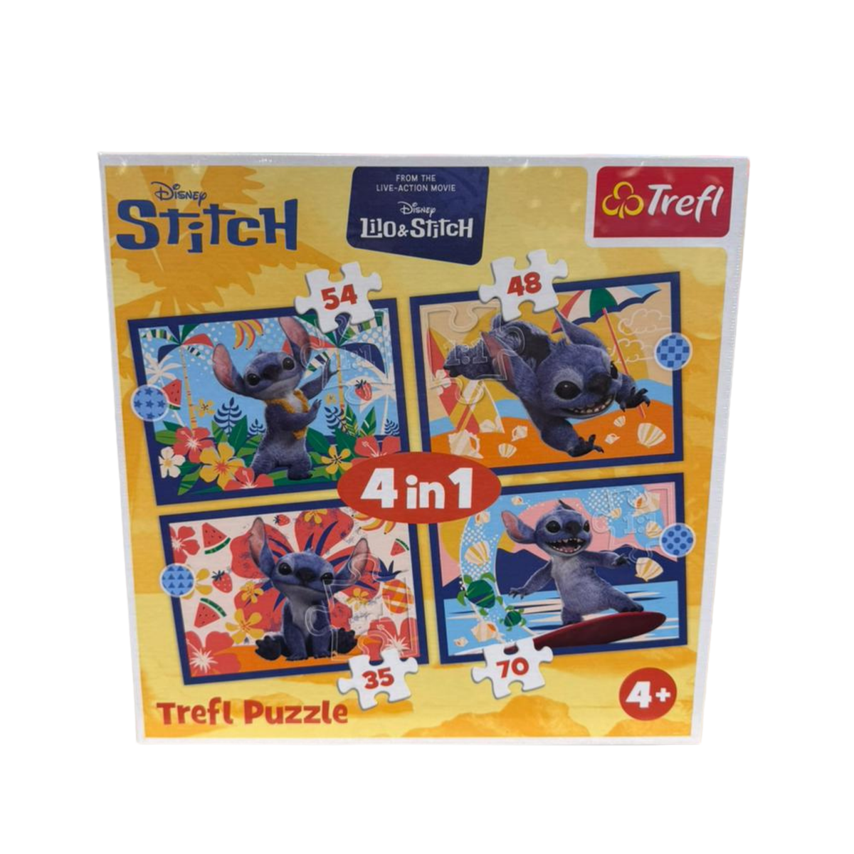 Stitch 4 in 1 Trefl Puzzle