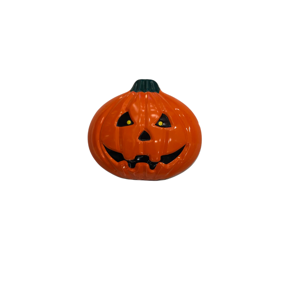 Halloween Pumpkin With A Hat Steel Rounded Package