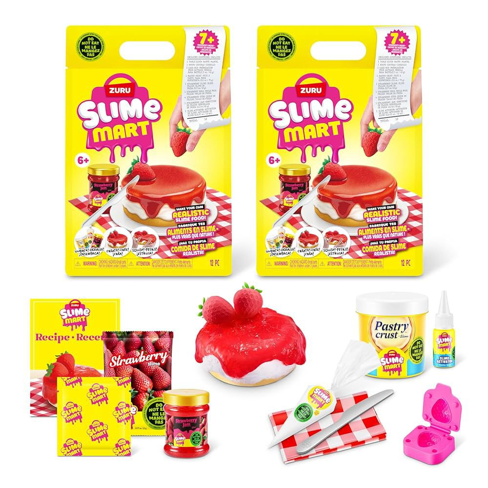 Zuru Slime Mart Small Shopping Bag Strawberry Cheesecake ,Bulk