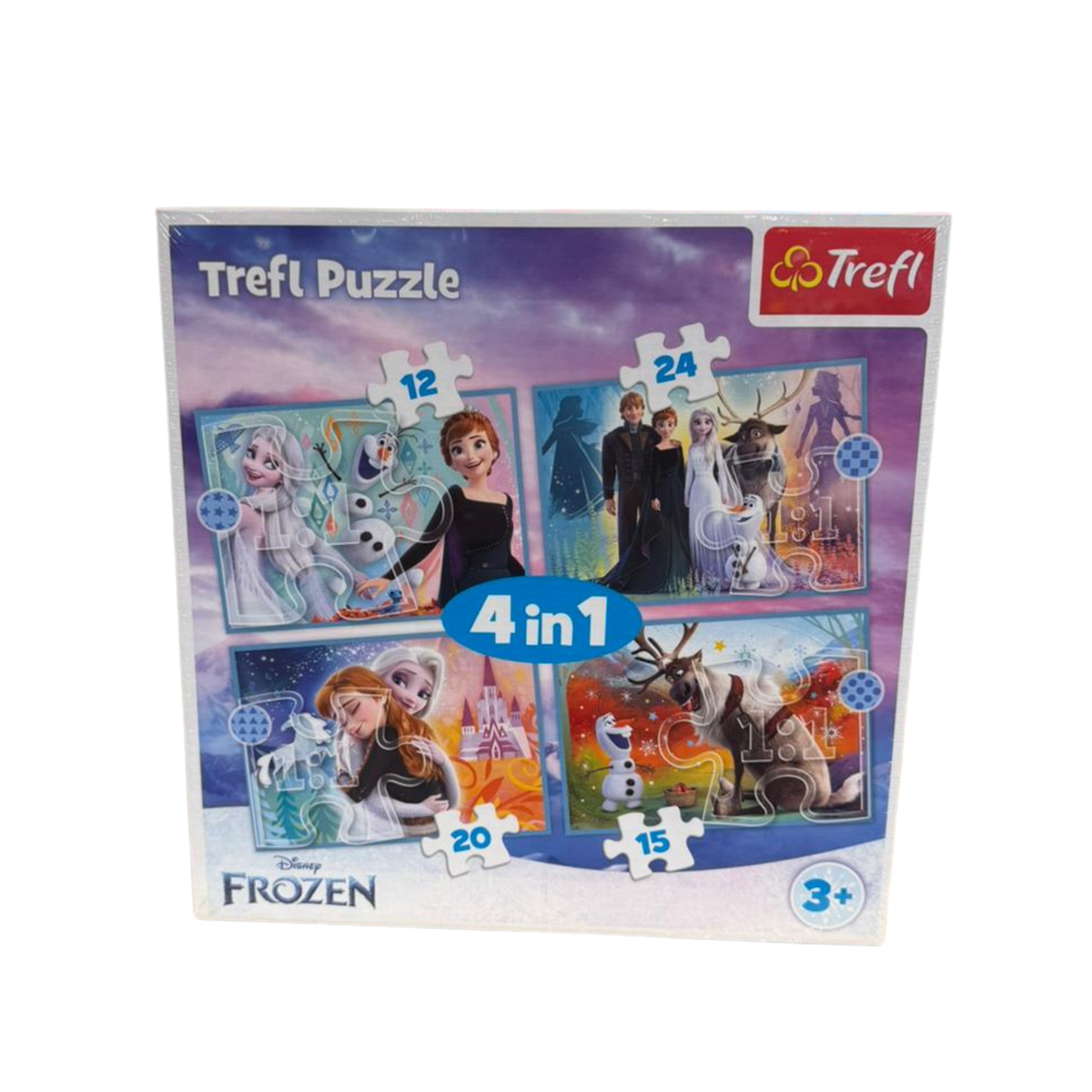 Frozen 4 in 1 Trefl Puzzele