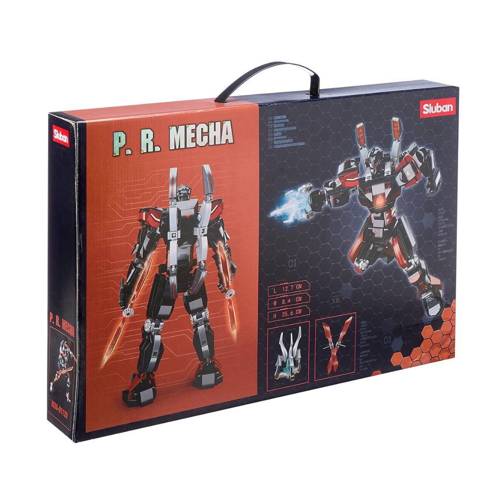 P.R.Mecha Red Robot 585 PCS Lego