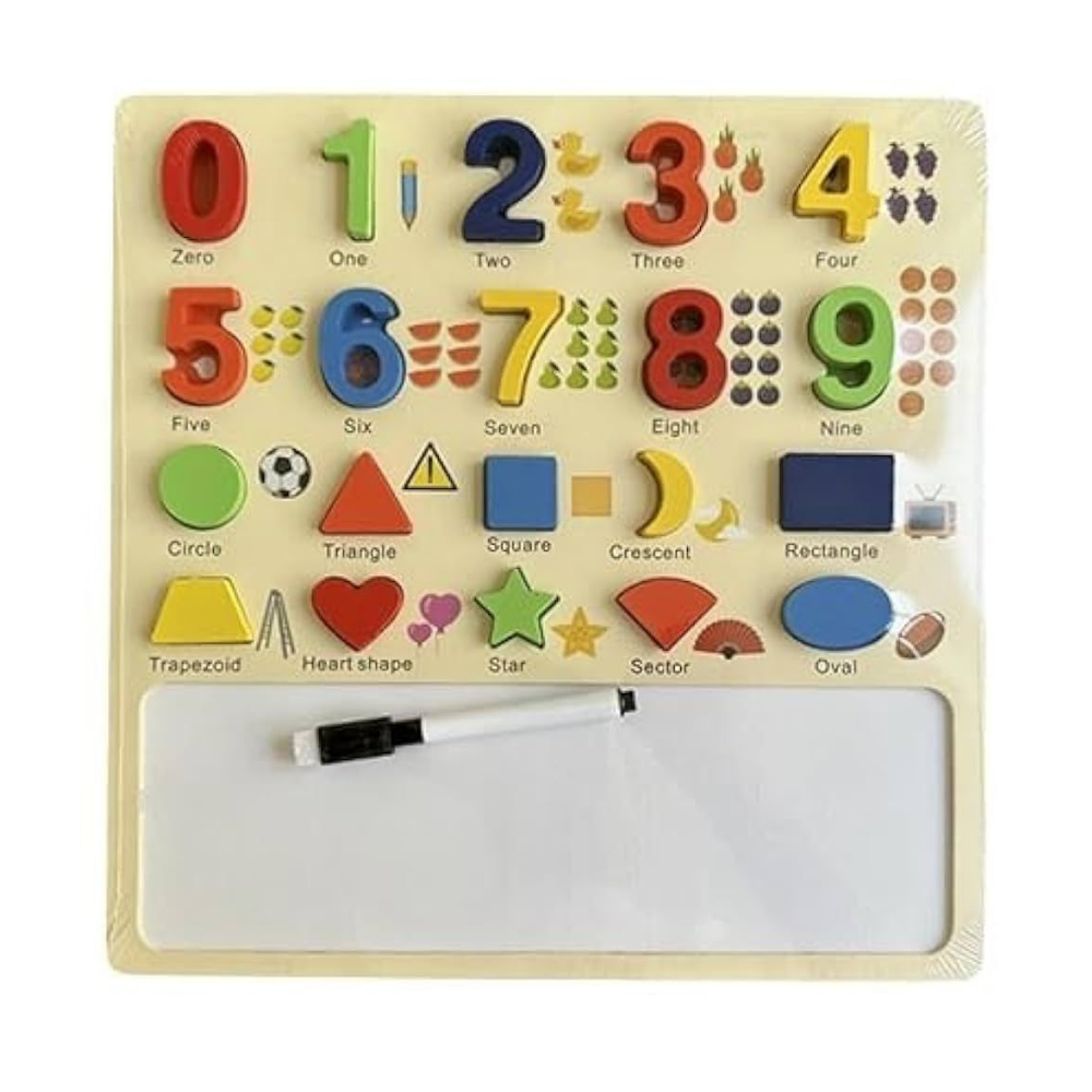 Puzzle Number With White Board