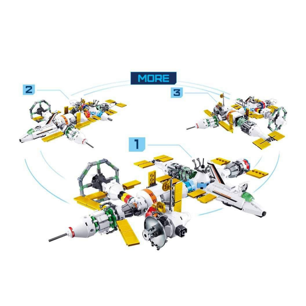 Space Station 8 Into 1 512 PCS