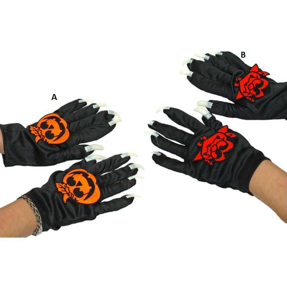 Halloween Gloves With Nails