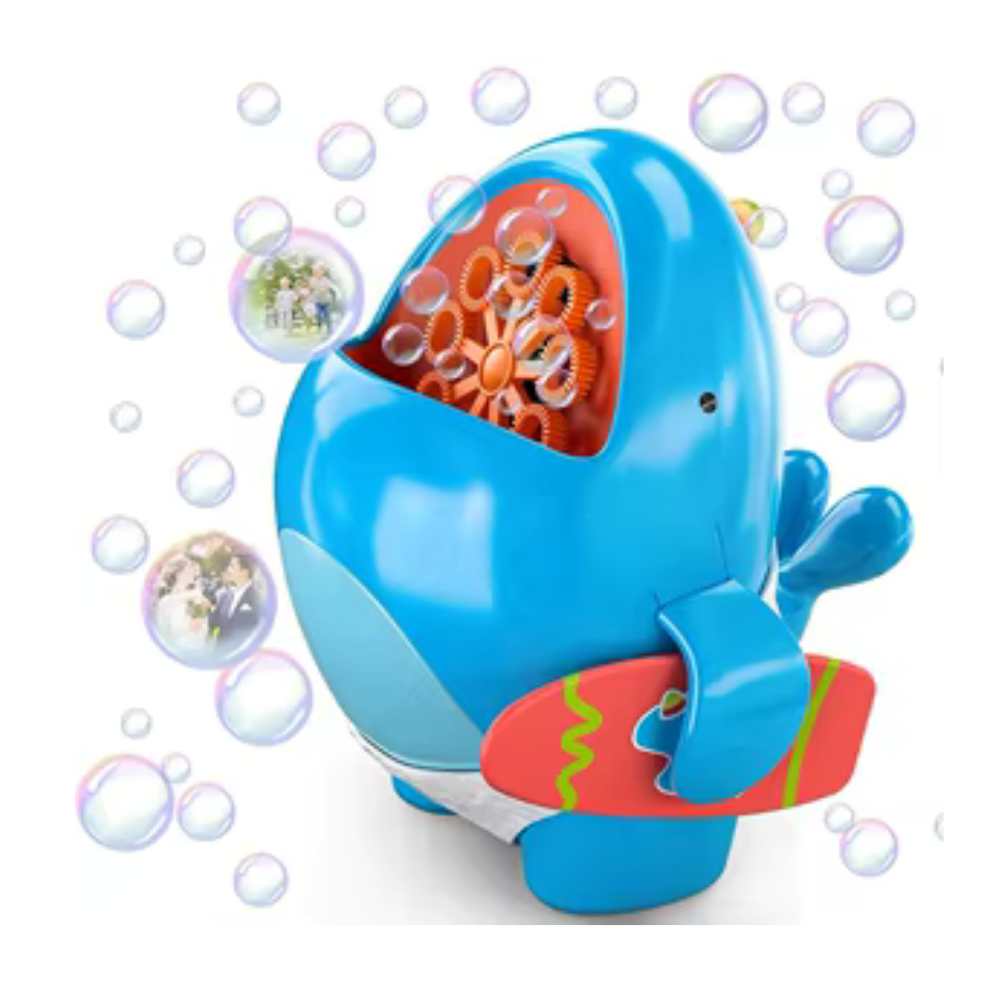 Shark Bubble Machine Full Of Happiness Music Colorful Bubble Electric Cartoon