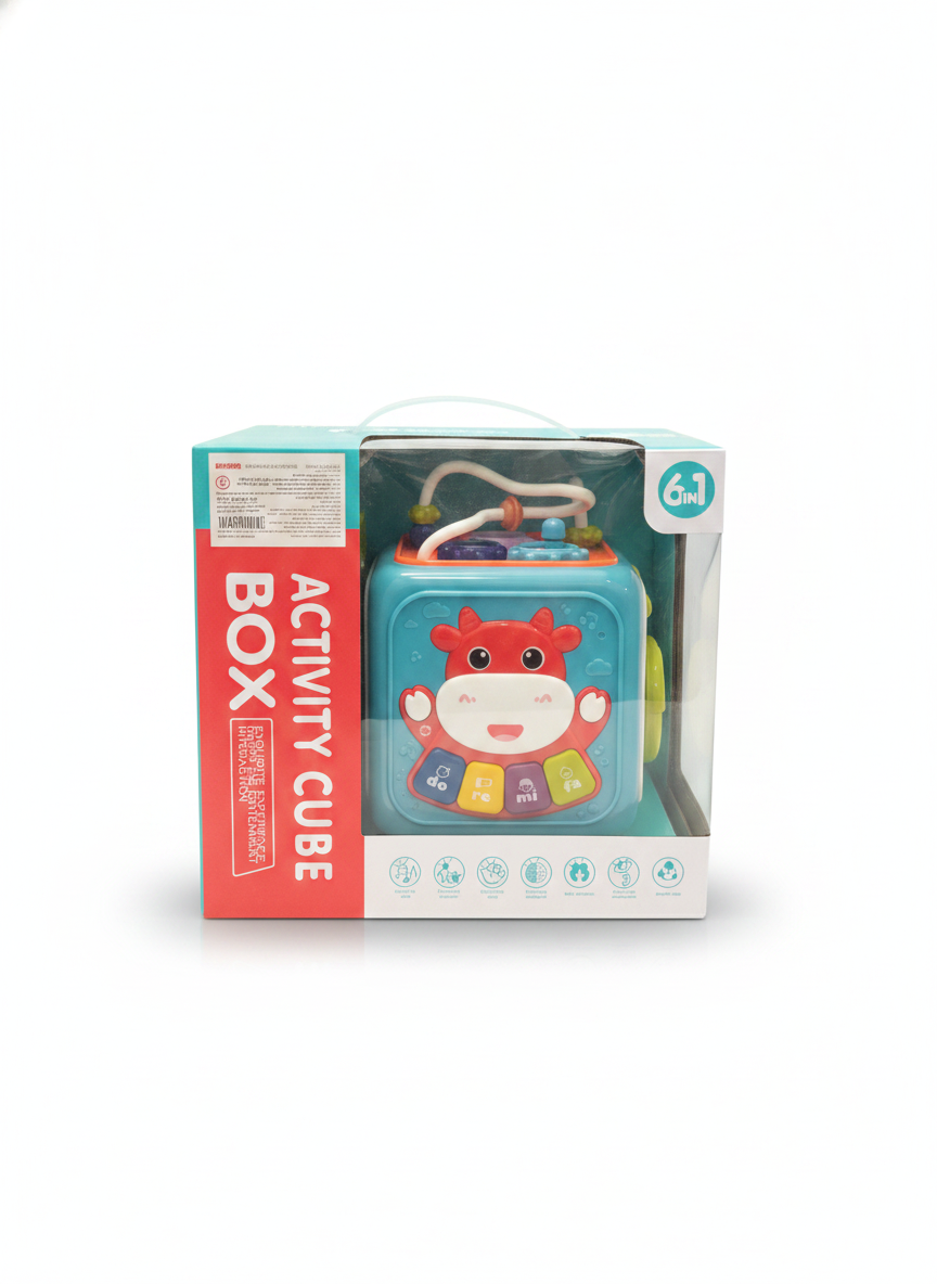 6-in-1 Activity Cube Box