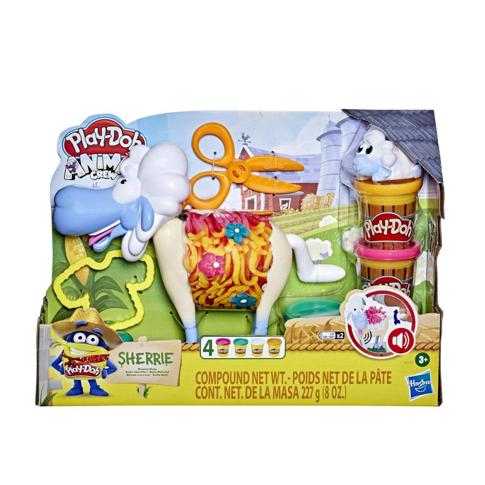 Play Toy Animals Crew Shearing sheep dough