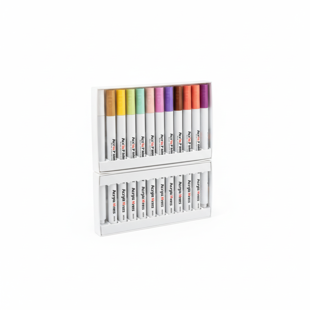 Acrylic Paint Markers - 24 Colour Set