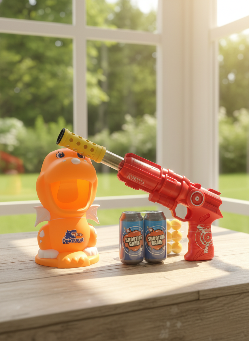 Aerodynamic Gun Battle Royale Dinosaur Shooting Game Set