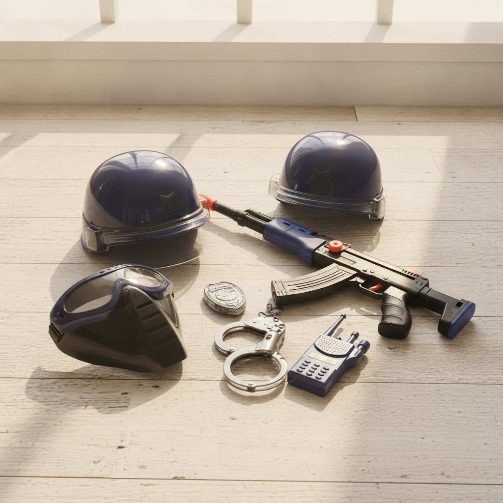 Armed Forces Police Force Equipment Play Set