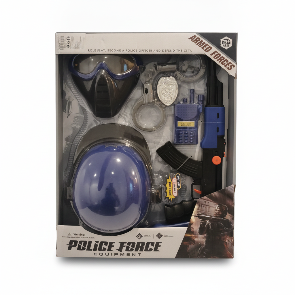 Armed Forces Police Force Equipment Play Set