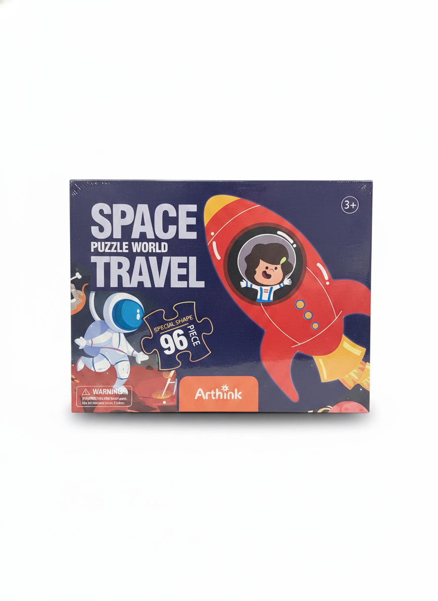 Arthink Space Puzzle World Travel 96 Piece Puzzle