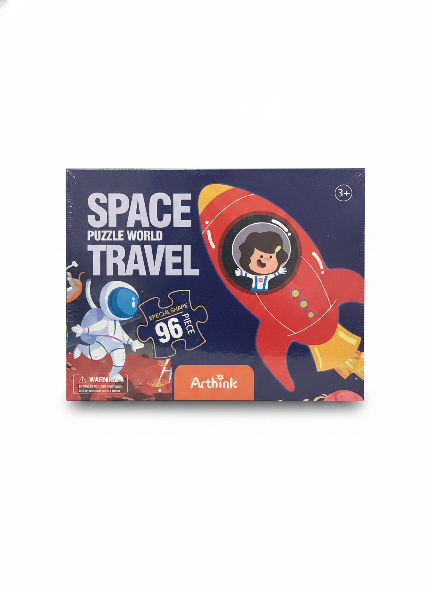 Arthink Space Puzzle World Travel 96 Piece Puzzle