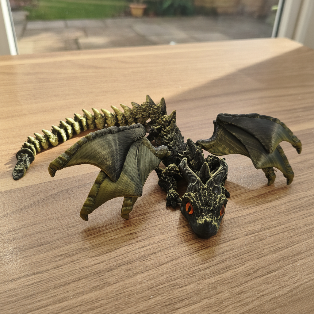 Articulated Flexible Dragon Fidget Toy