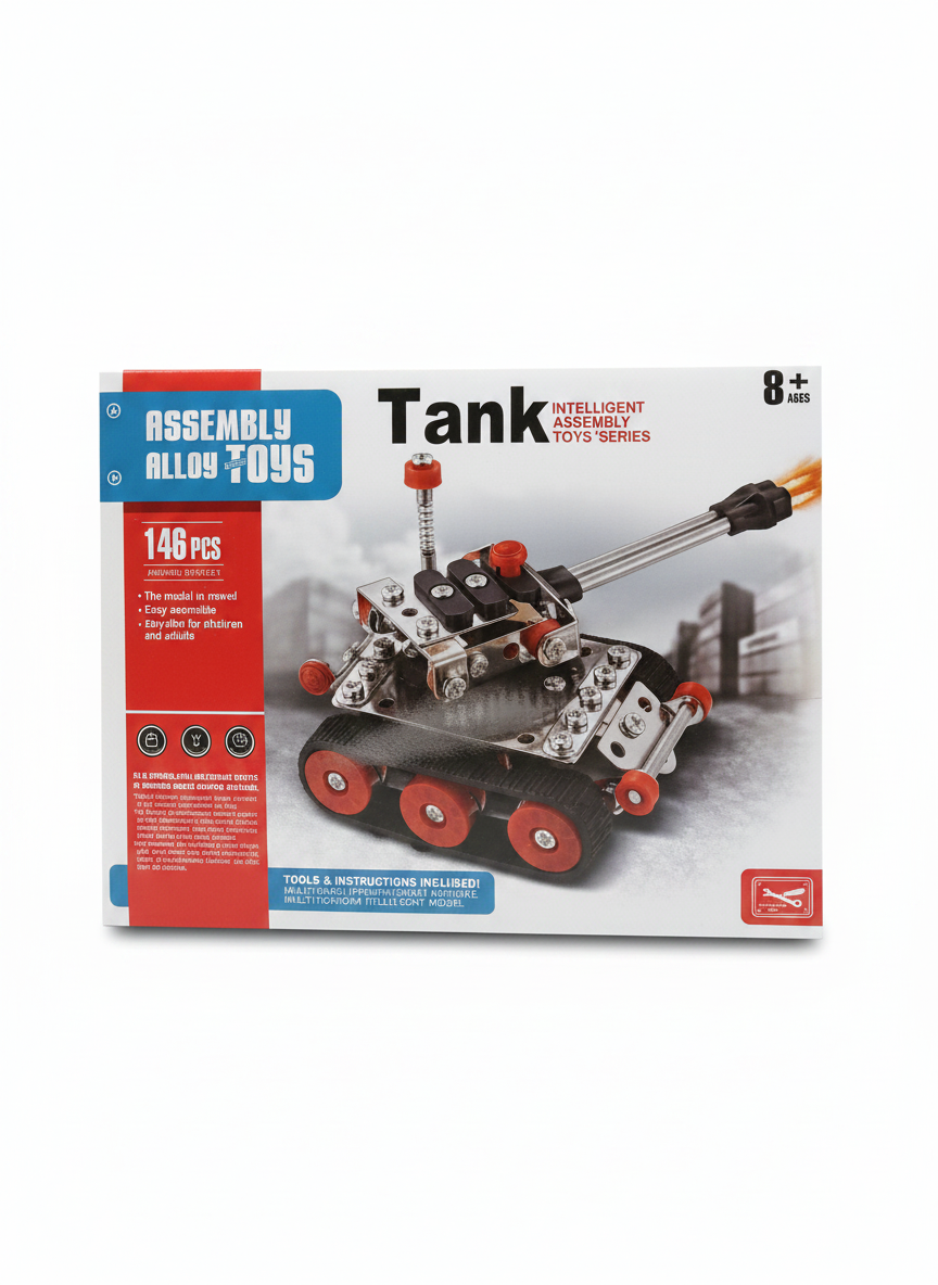 Assembly Alloy Toys Tank
