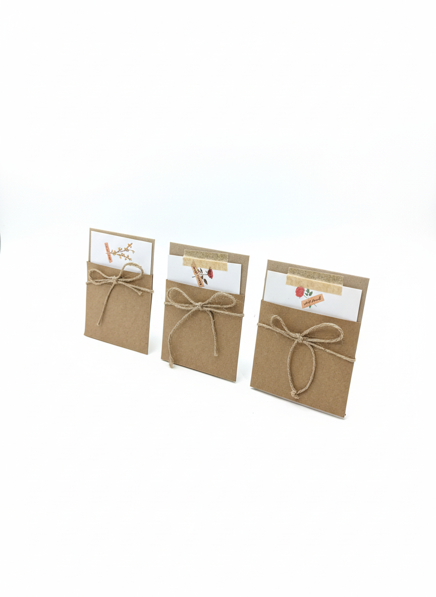 Assorted Rustic Botanical Seed Packet Favors