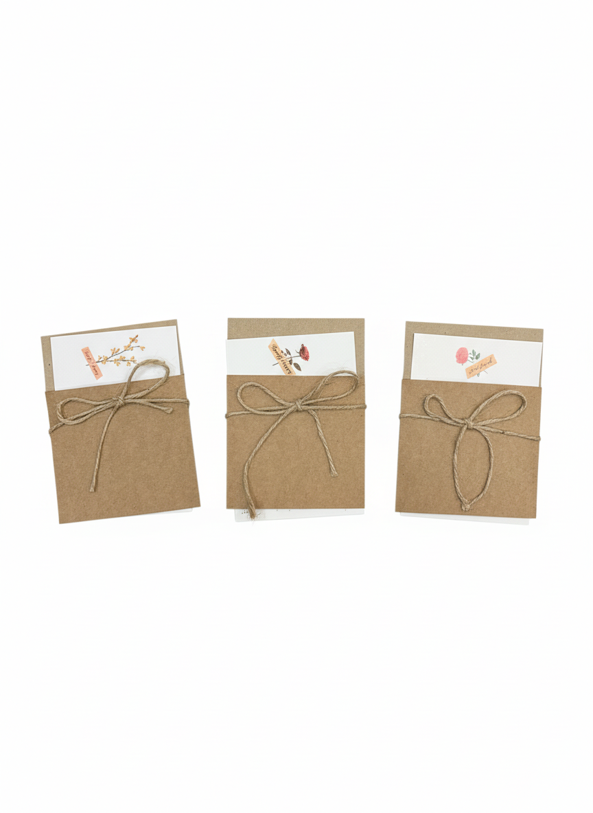 Assorted Rustic Botanical Seed Packet Favors