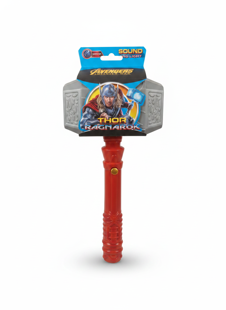 Avengers Infinity War Thor Ragnarok Sound and Light Hammer