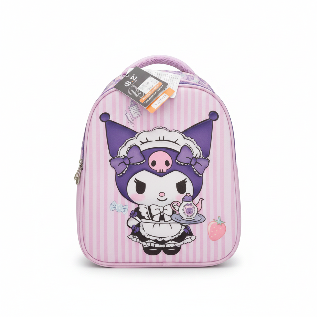 B.Z Kuromi Maid Character Backpack (Size 16)