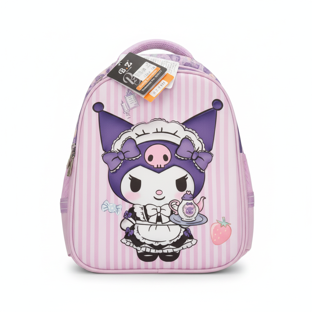 B.Z Kuromi Maid Character Backpack (Size 16)
